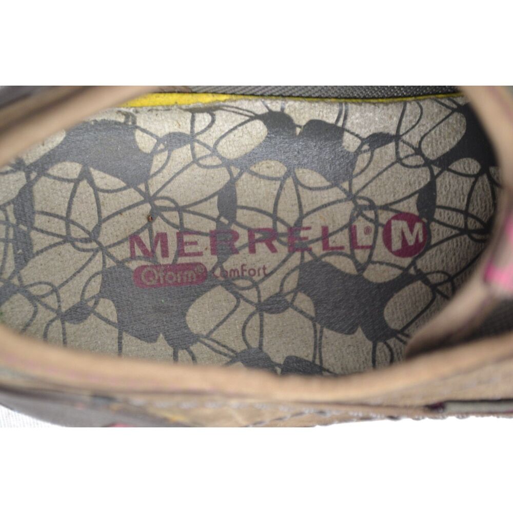 Merrell Women's 7.5 Brown Nubuck Leather Stone Lace Up Outdoor Shoes - Picture 8 of 10